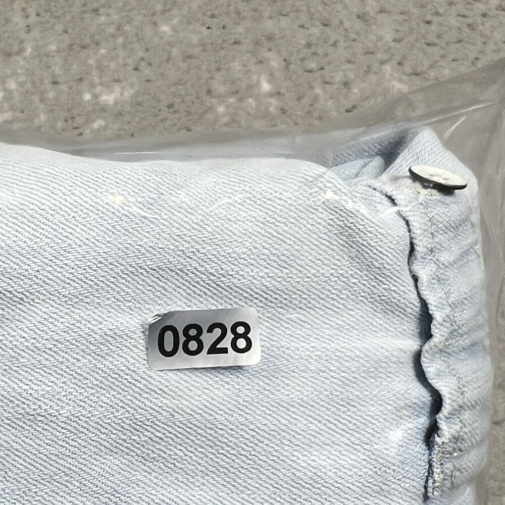Lucky Brand Shirt Button Down Size XS Blue Utility Military Minimalist Neutral - Picture 12 of 14